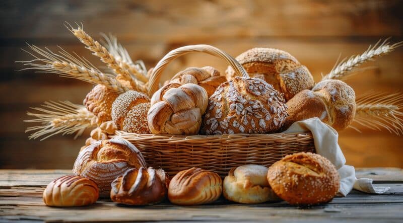 Broodassortiment in mand